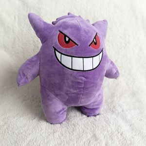 Jazwares Gengar Pokémon Plush 10” Purple Stuffed Toy Nintendo Poke doll